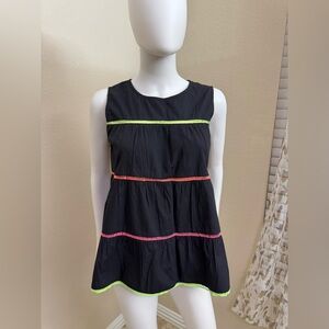 Fantastic Black and Pink Blouse with Playful Design